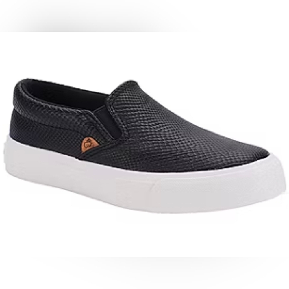 Lamo Little Kids US 1Y Piper Slip On Shoes Faux Snakeskin Black
